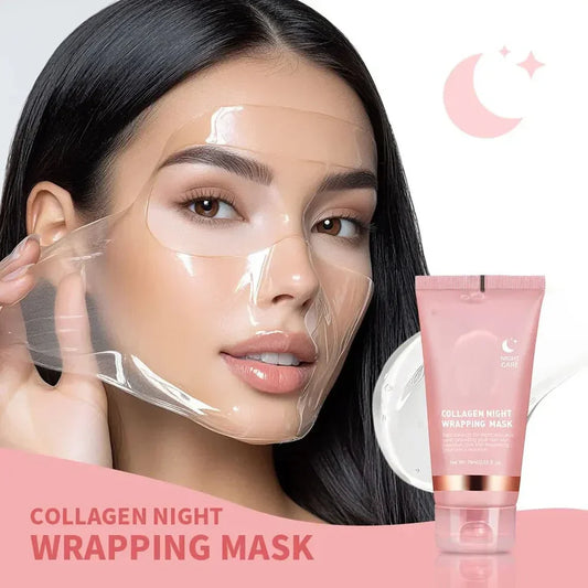 Korean Collagen Night Wrapping Peel-Off Mask (Pack of 2)| Get Free Applicator worth Rs.149